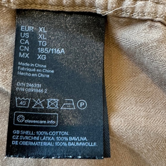 Neutral brown🏉100% cotton button down - Picture 4 of 7